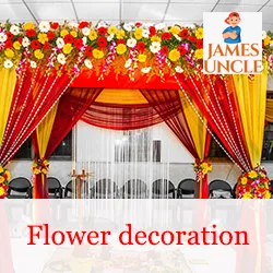 Flower decoration Mr. Hriday Das in Natagarh